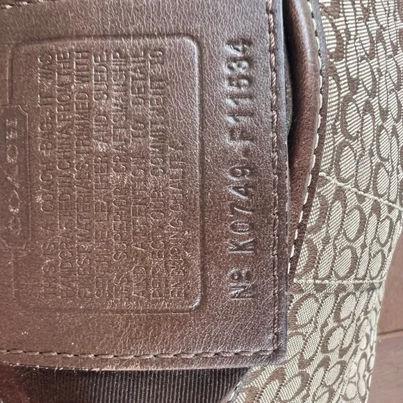 Coach Vintage Signature Soho Studded Brown Suede F11Rare Y2K Buckle Flap F11534 - Picture 3 of 10